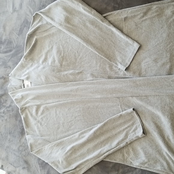 NWOT Coofandy Tunic Length Cardigan with Pockets Heather Grey Size XXL - Picture 11 of 12